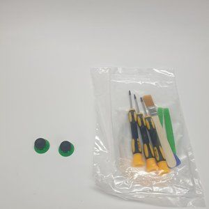 XBOX 360 One Series S/X Green/Dark Grey Analog Thumb Sticks And Controller Tools